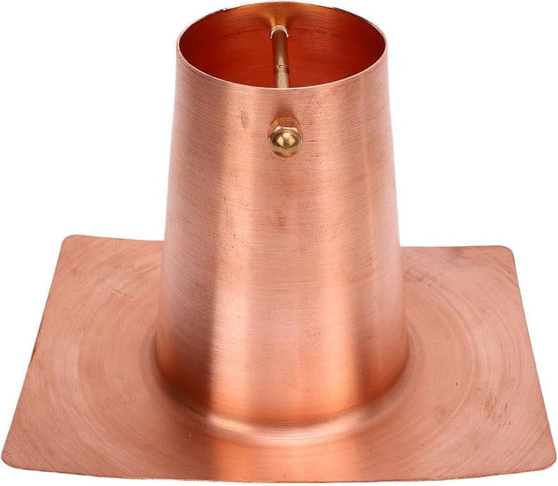 محول مزراب نحاسي نقي لتركيب سلسلة المطر 5 1x3 7 بوصة - Image 1